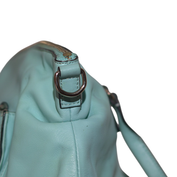 Kate Spade Hampton Road Janie Bag Double-Handle Satchel Seafoam No Strap GUC - Picture 11 of 16